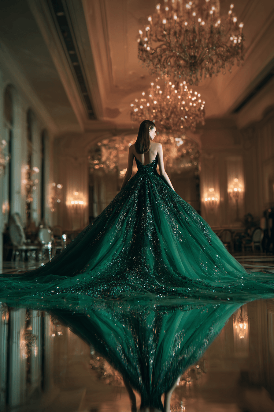 27 Luxury Green Wedding Dresses That Look Absolutely Magical