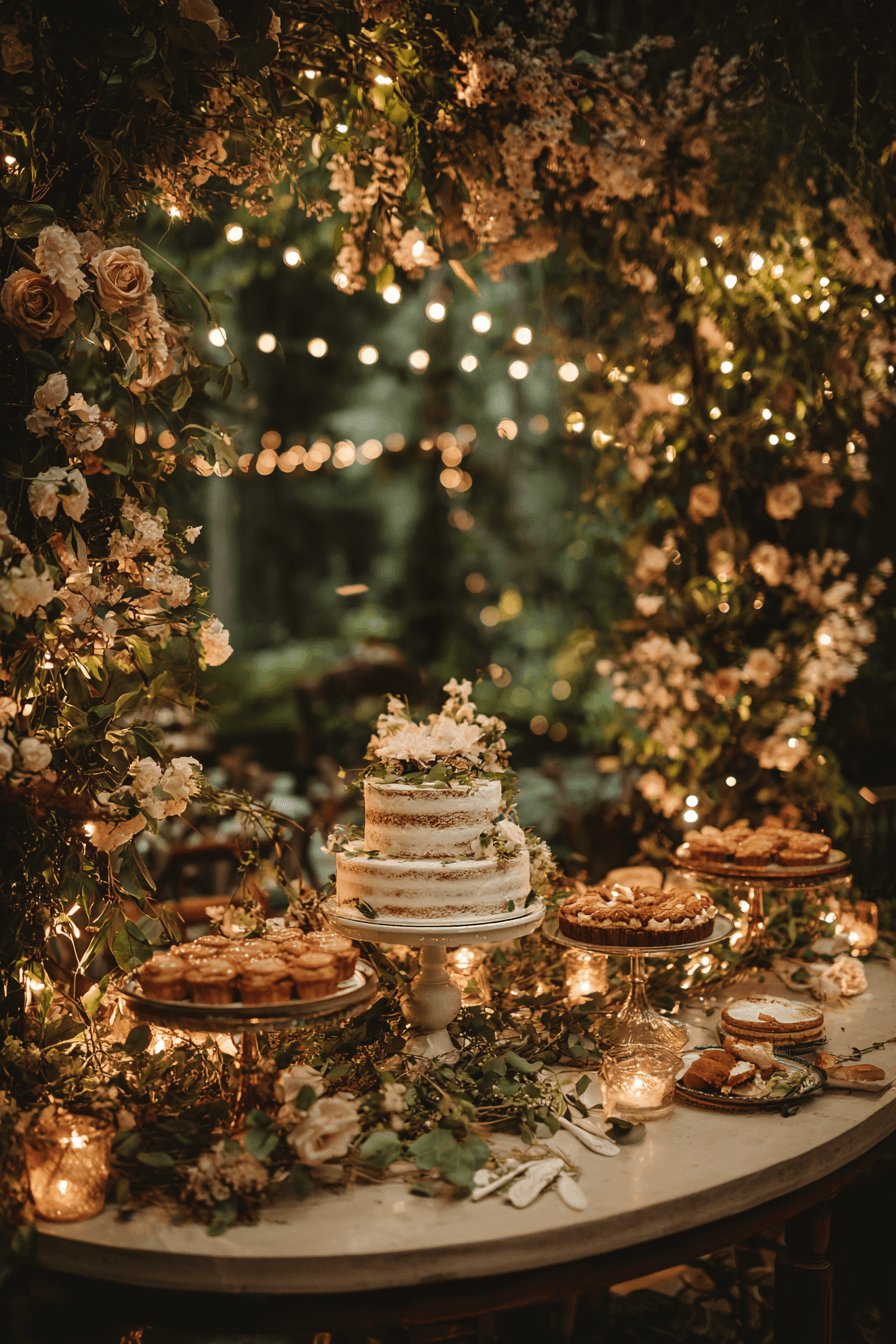 27 Elegant Wedding Cake Table Decorations for Every Wedding Style