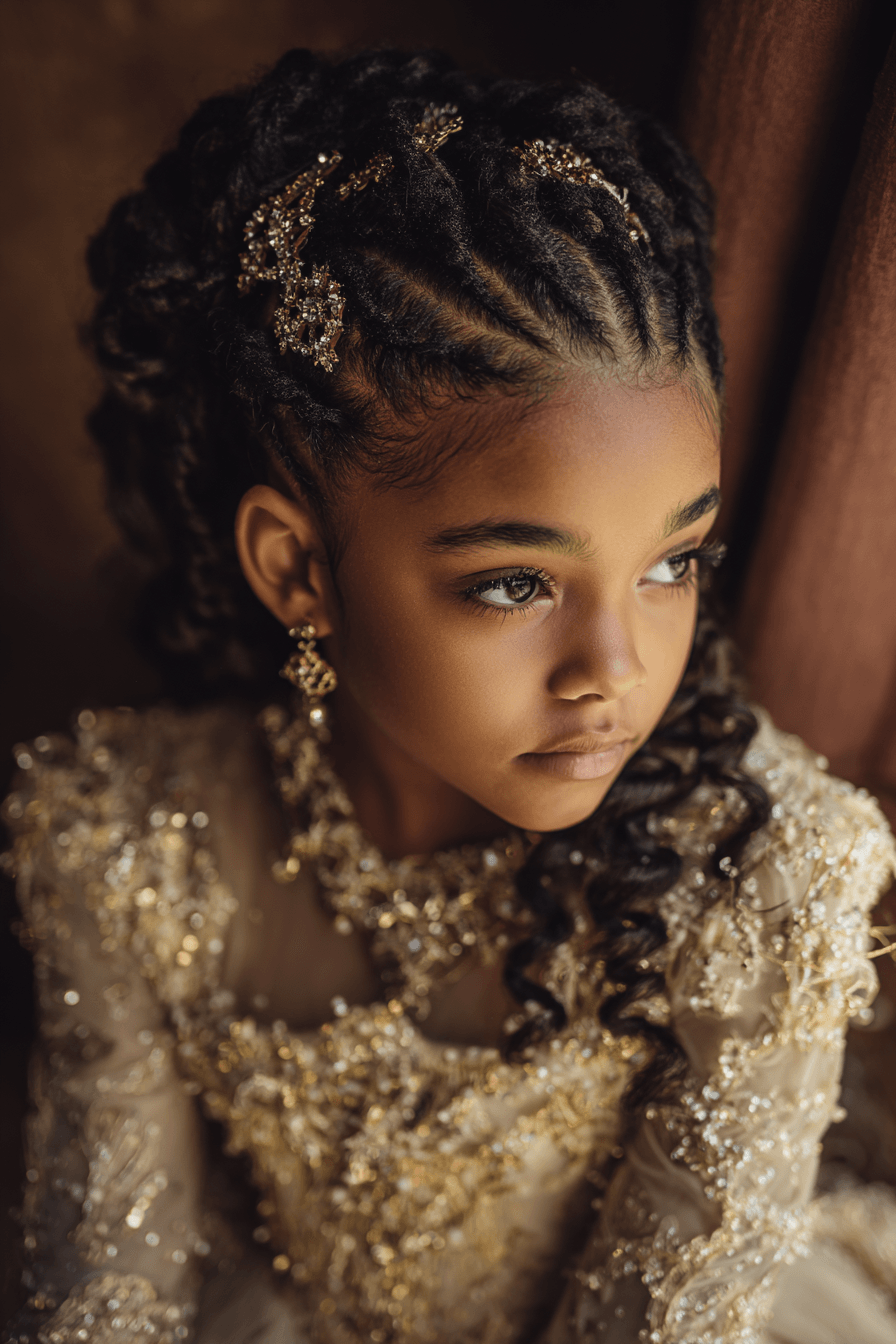 27 Pretty Flower Girl Hair Inspirations for a Fairytale Wedding
