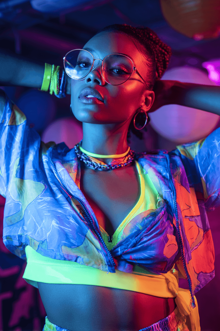 27 Trendy Neon Party Outfits That Steal the Spotlight