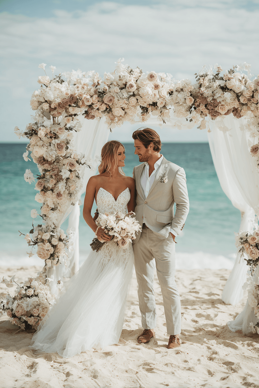 27 Best Beach Wedding Dresses for Brides Who Love the Ocean