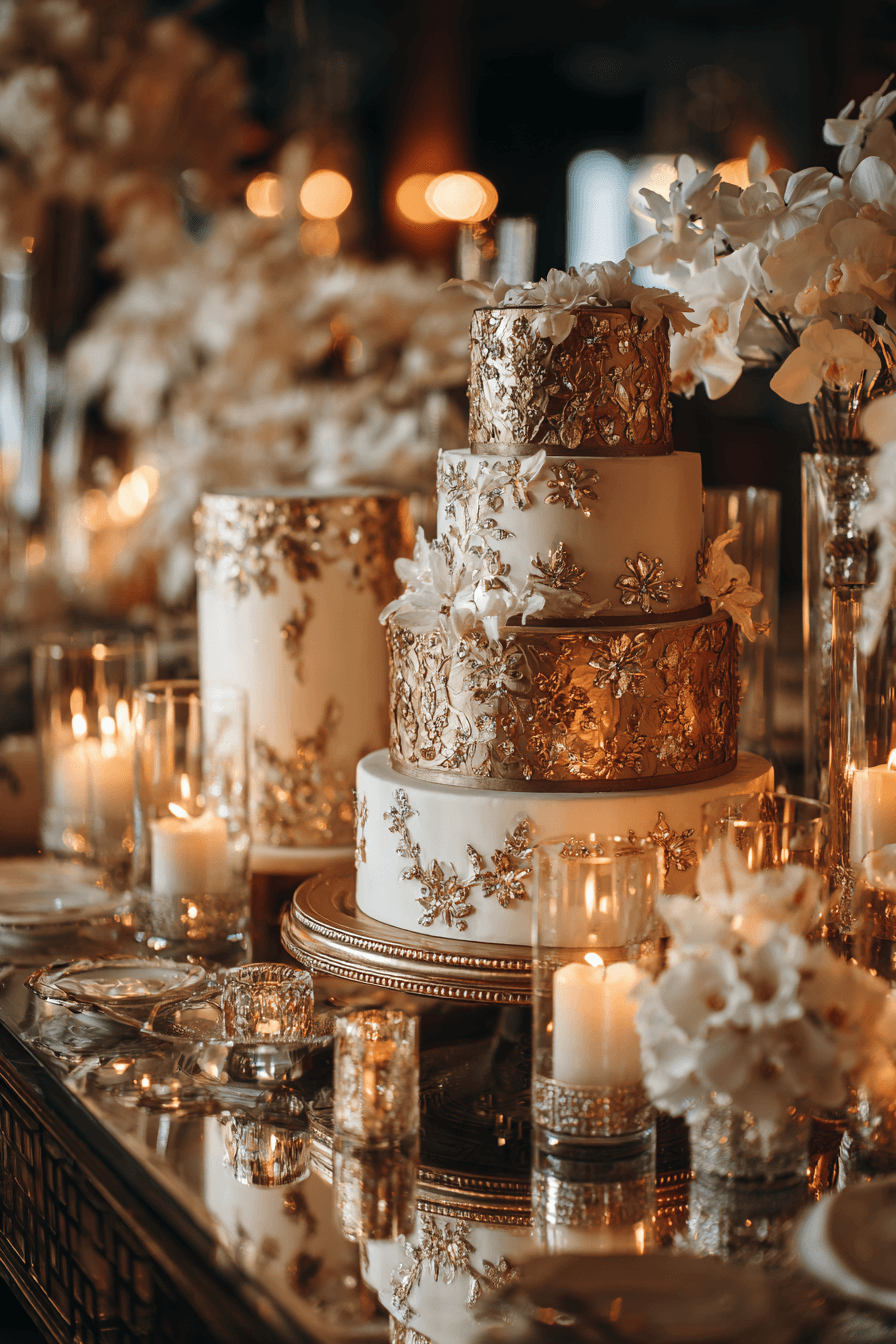 27 Elegant Wedding Cake Table Decorations for Every Wedding Style