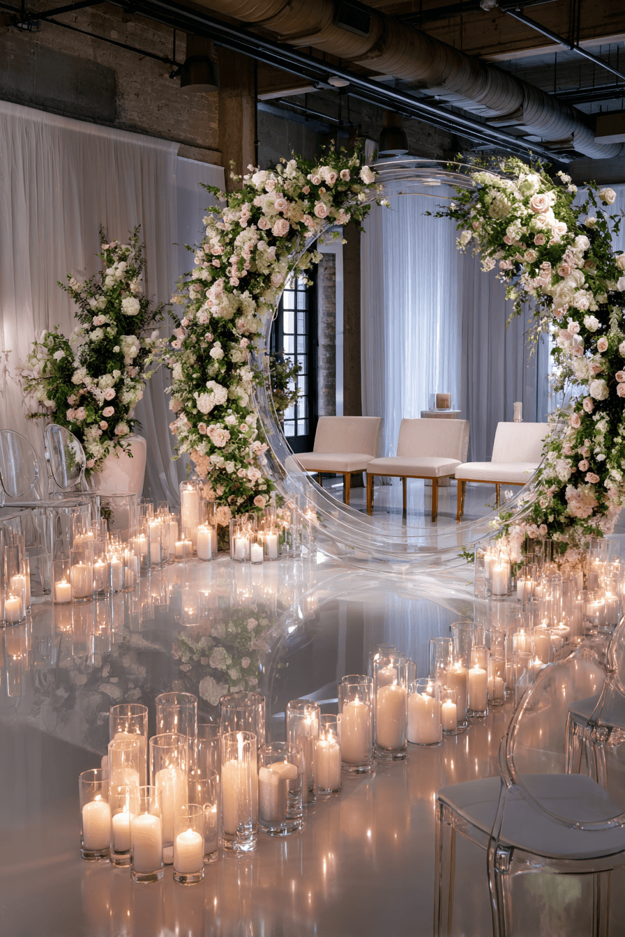 27 Elegant Circle Wedding Arch Designs Couples Love