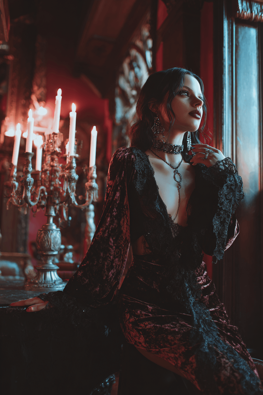 27 Vamp Outfit Inspirations for a Darkly Glamorous Wardrobe