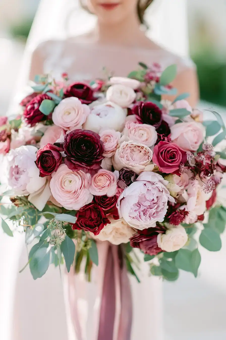 27 Gorgeous Burgundy and Blush Wedding Inspirations You'll Love