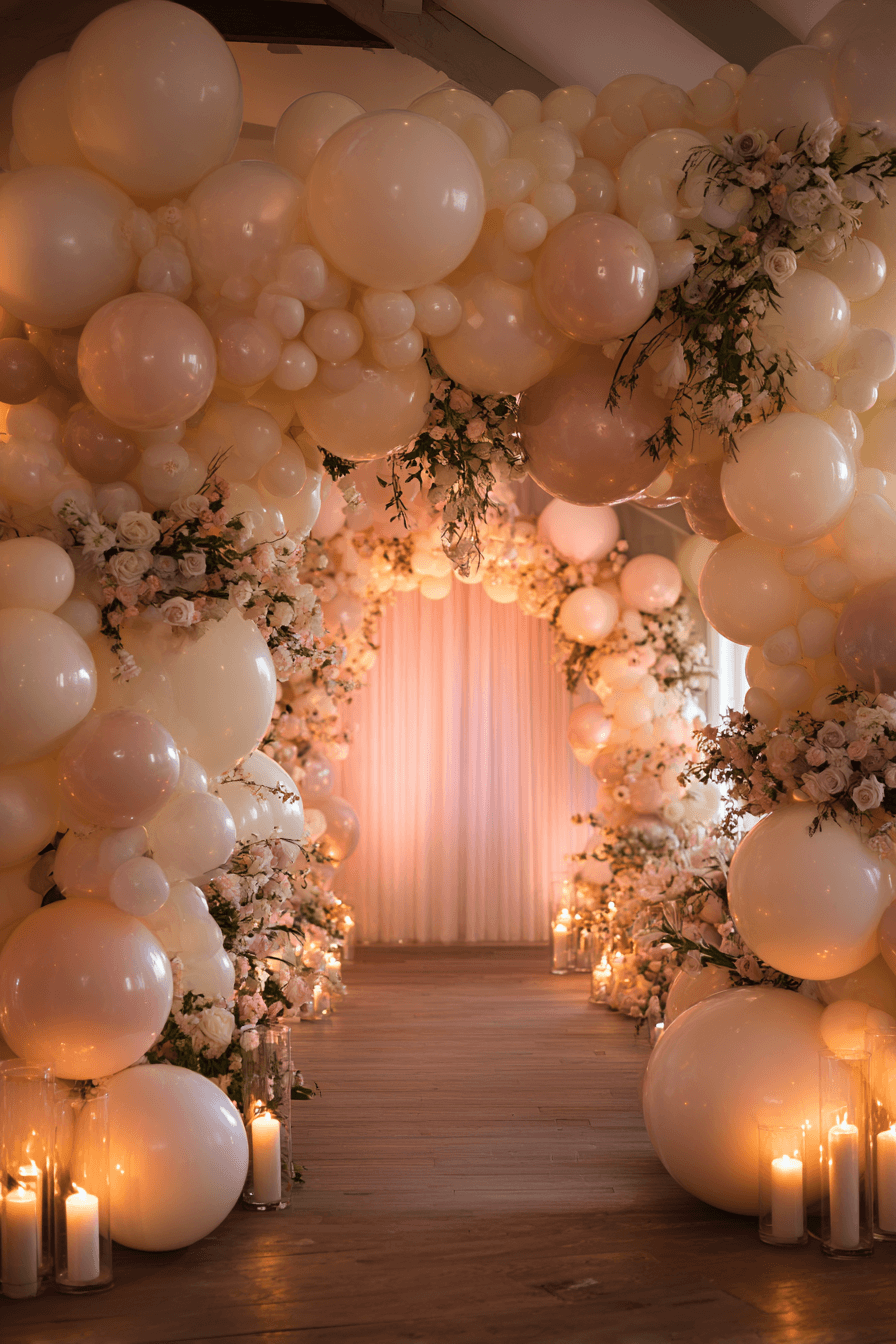 27 Beautiful Wedding Balloon Arrangements for Your Big Day