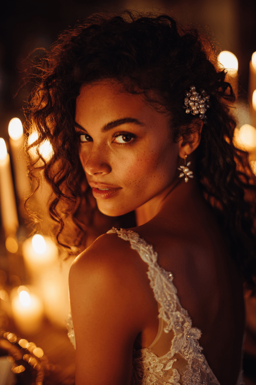 27 Beautiful Curly Hair Wedding Styles to Inspire Your Bridal Look