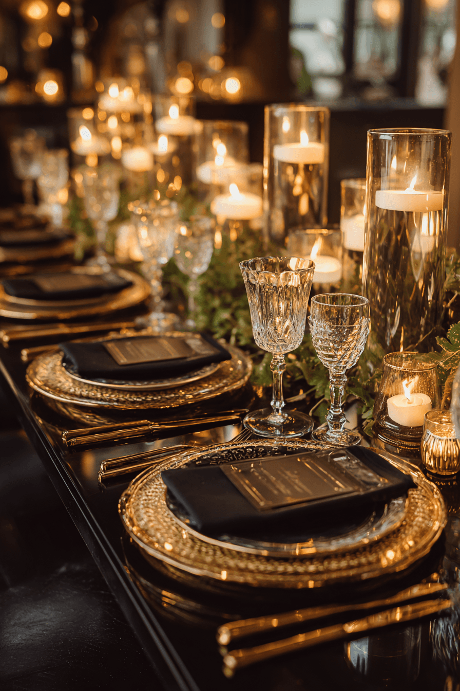 27 Black and Gold Dinner Party Ideas for a Luxe Celebration