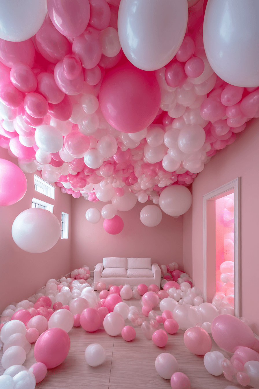 27 Pink and White Birthday Decor Ideas for a Dreamy Celebration