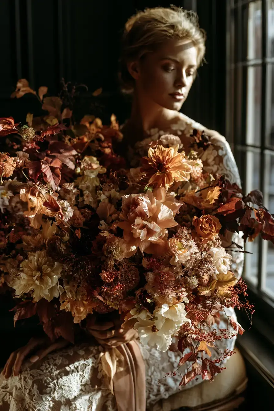 27 Stunning Burnt Orange Wedding Flowers for a Warm and Romantic Celebration