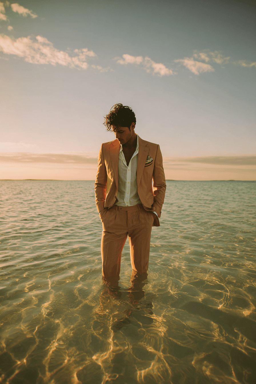 27 Beach Wedding Looks for Men That Are Perfect for Summer Ceremonies