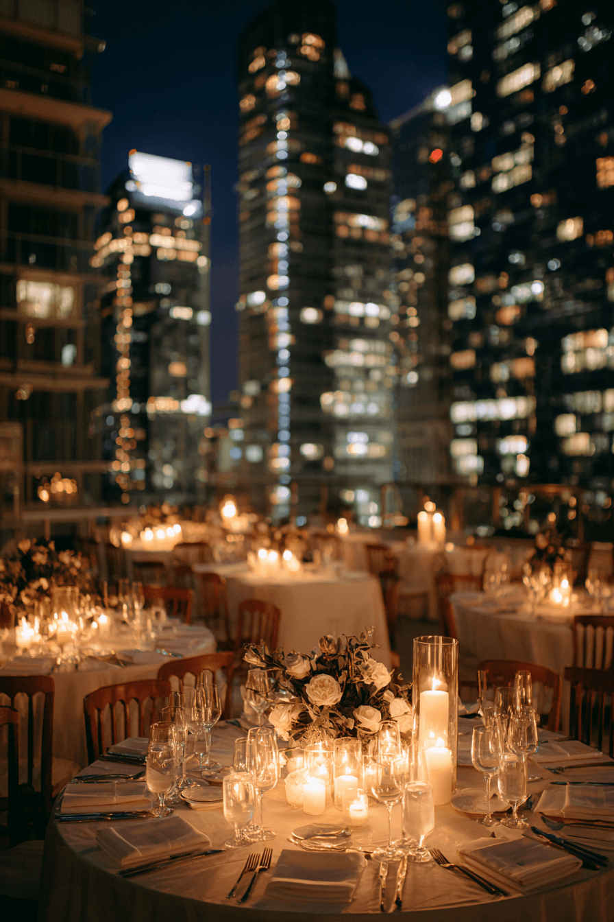 27 Stunning Rooftop Wedding Reception Ideas for an Unforgettable Celebration