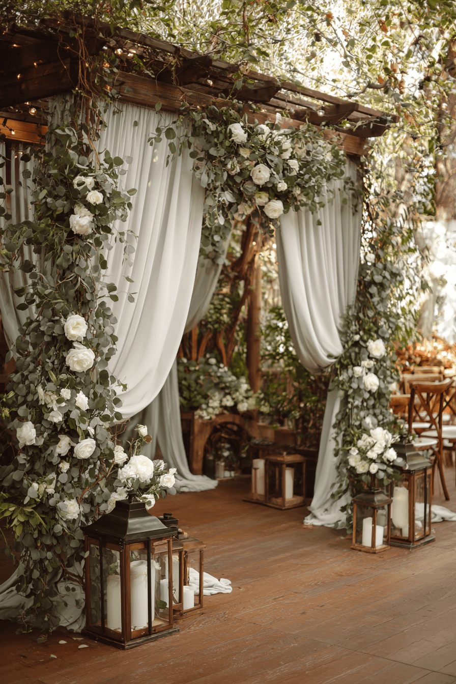 27 Sage Green Wedding Backdrop Ideas for a Dreamy Ceremony