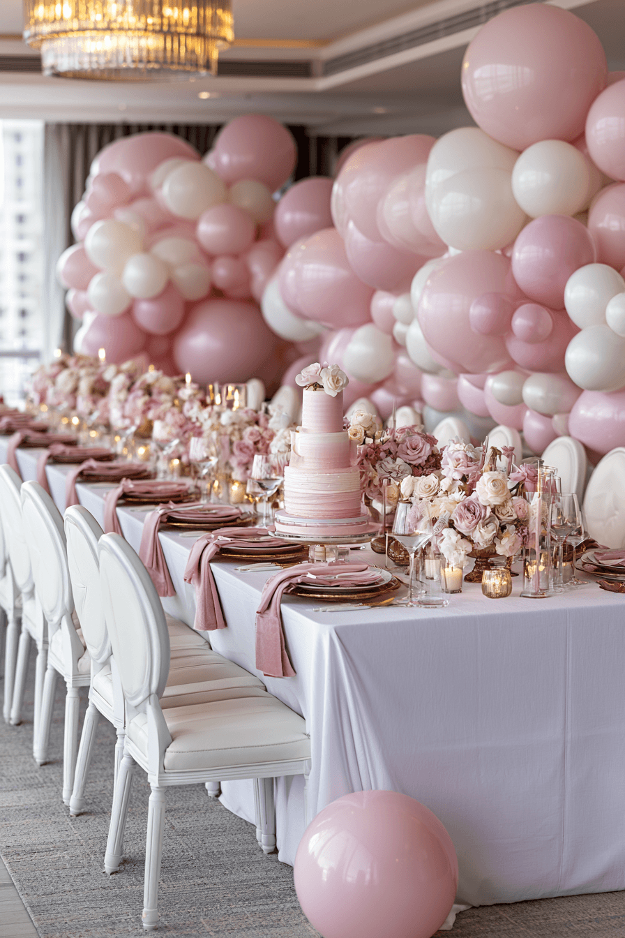 27 Pink and White Birthday Decor Ideas for a Dreamy Celebration