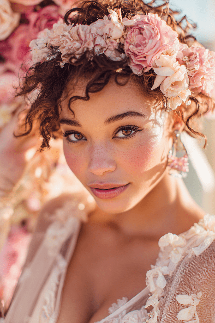 27 Beautiful Curly Hair Wedding Styles to Inspire Your Bridal Look