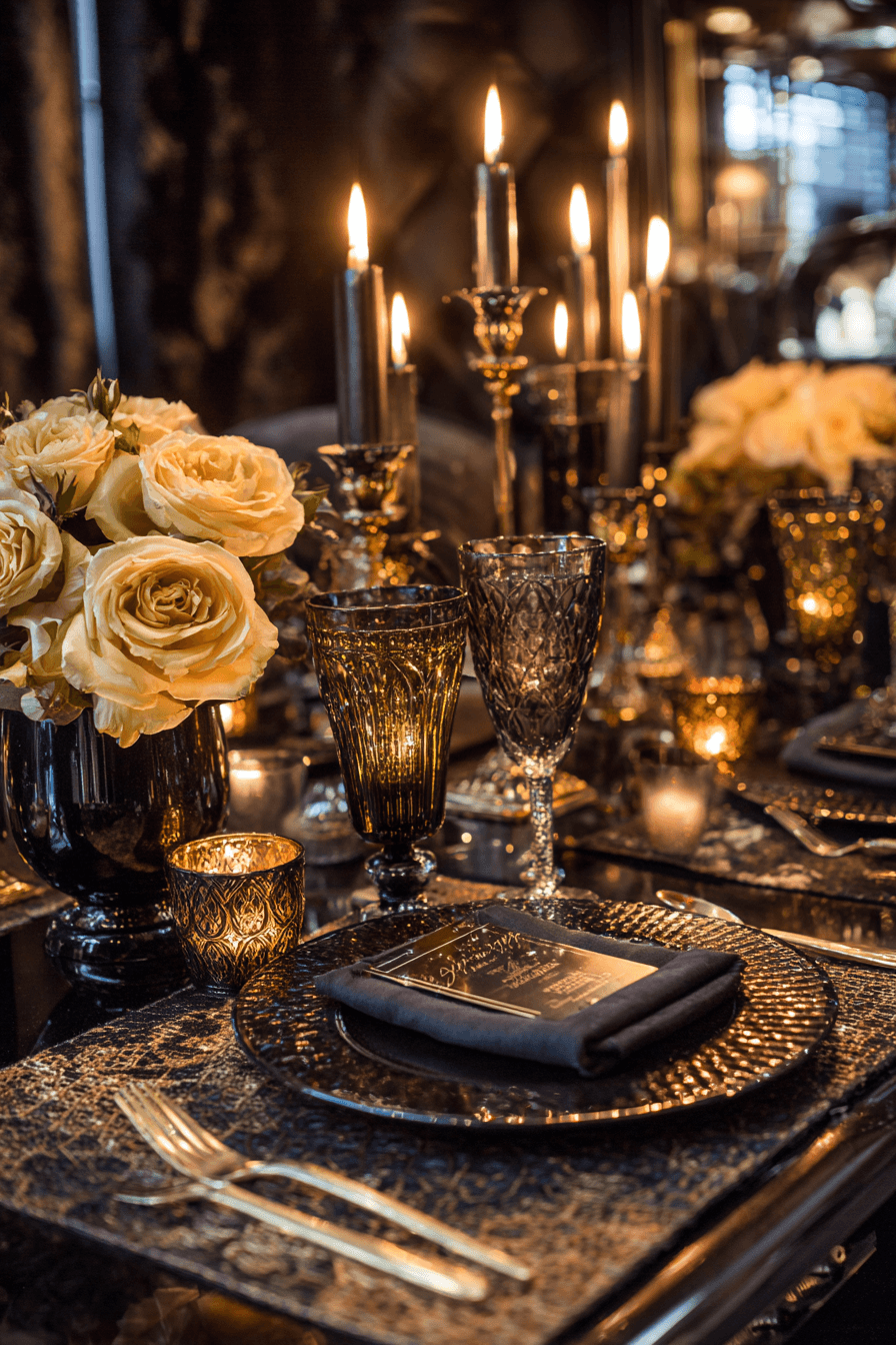 27 Black and Gold Dinner Party Ideas for a Luxe Celebration