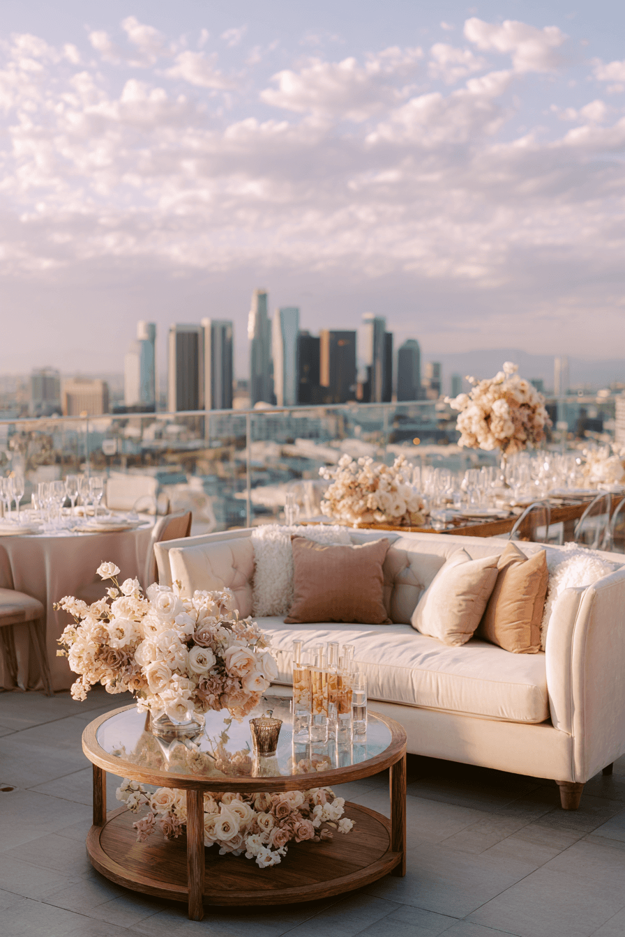 27 Stunning Rooftop Wedding Reception Ideas for an Unforgettable Celebration