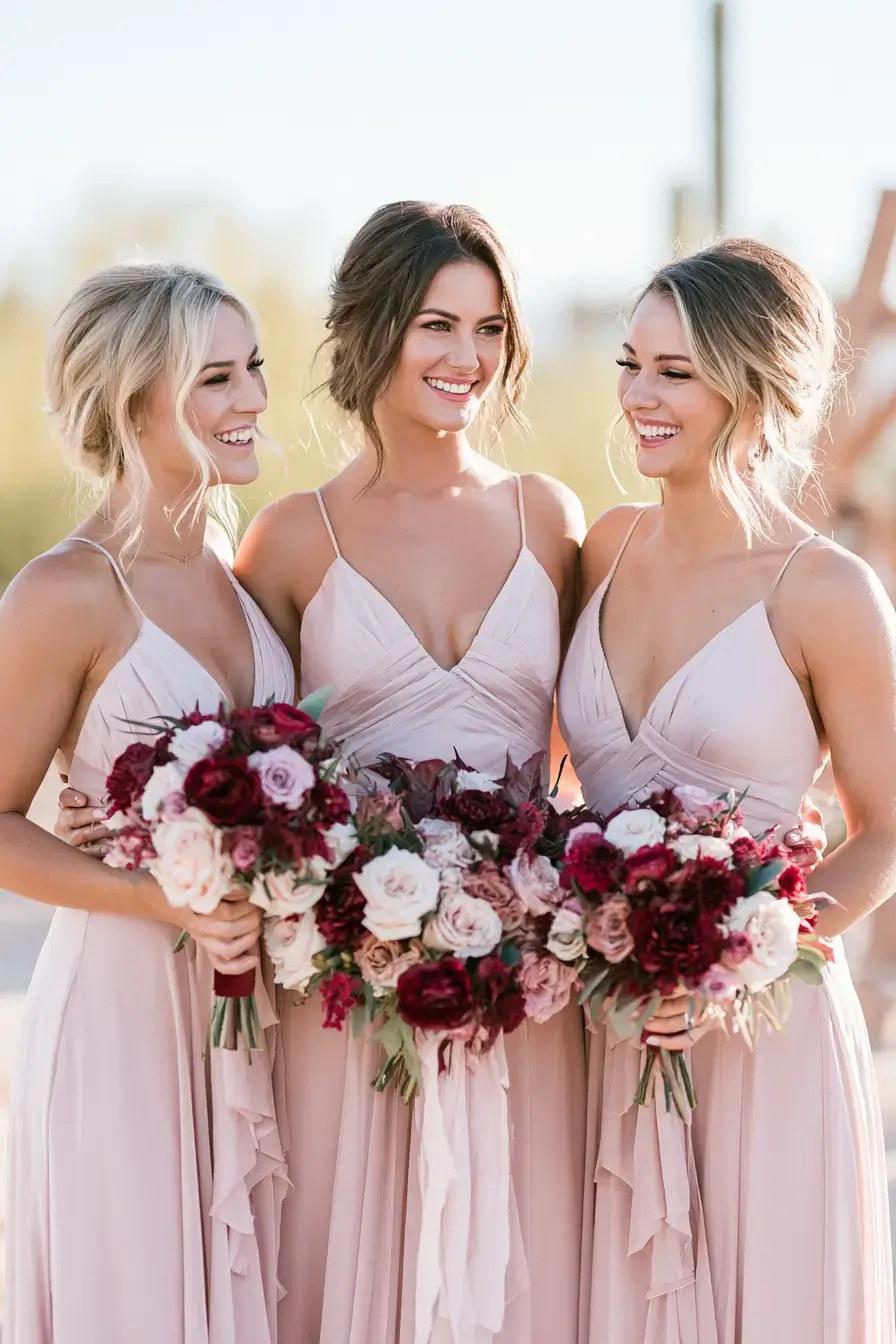 27 Gorgeous Burgundy and Blush Wedding Inspirations You'll Love