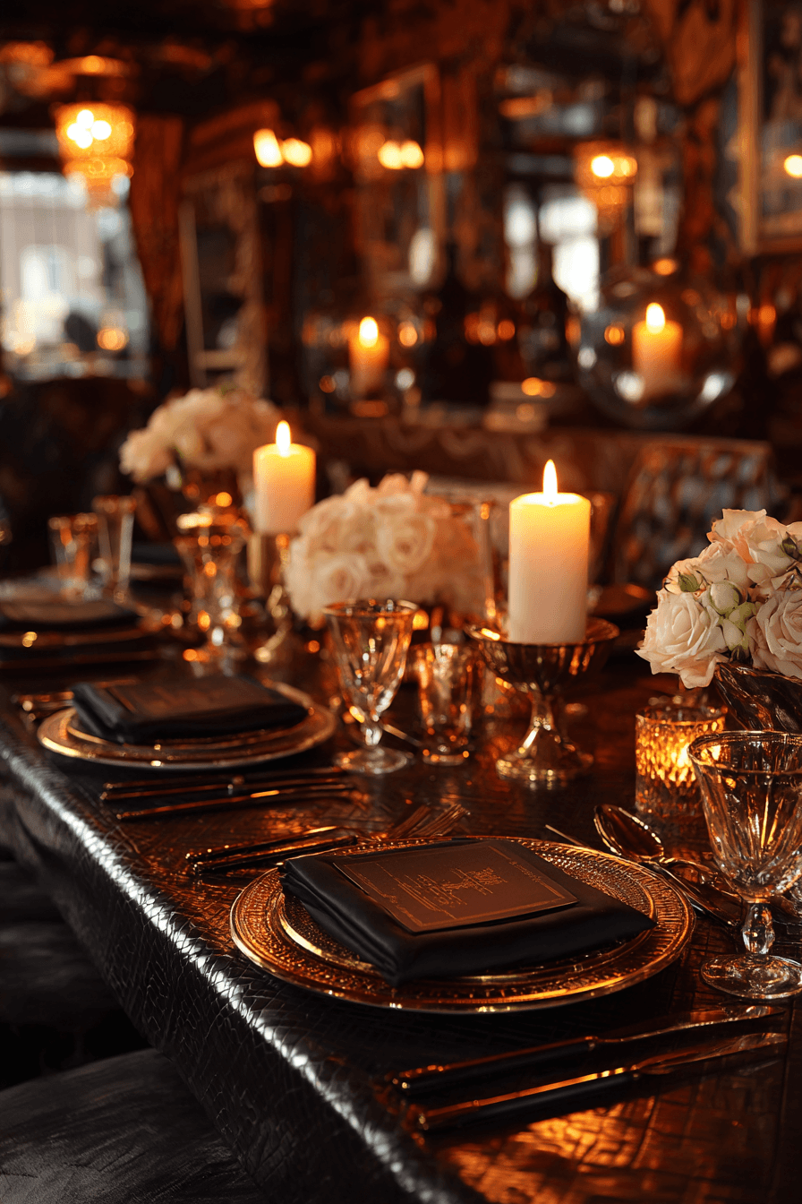 27 Black and Gold Dinner Party Ideas for a Luxe Celebration