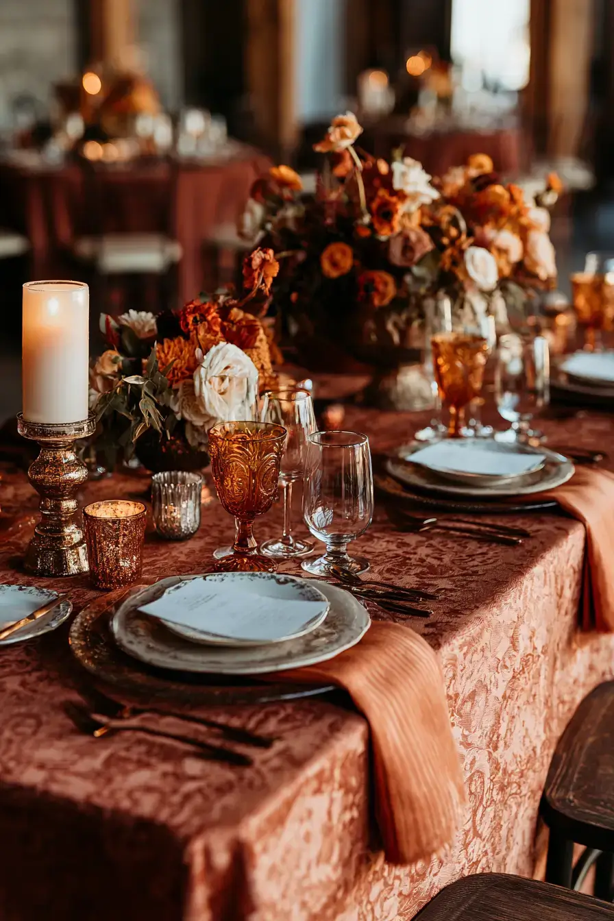27 Stunning Burnt Orange Wedding Flowers for a Warm and Romantic Celebration