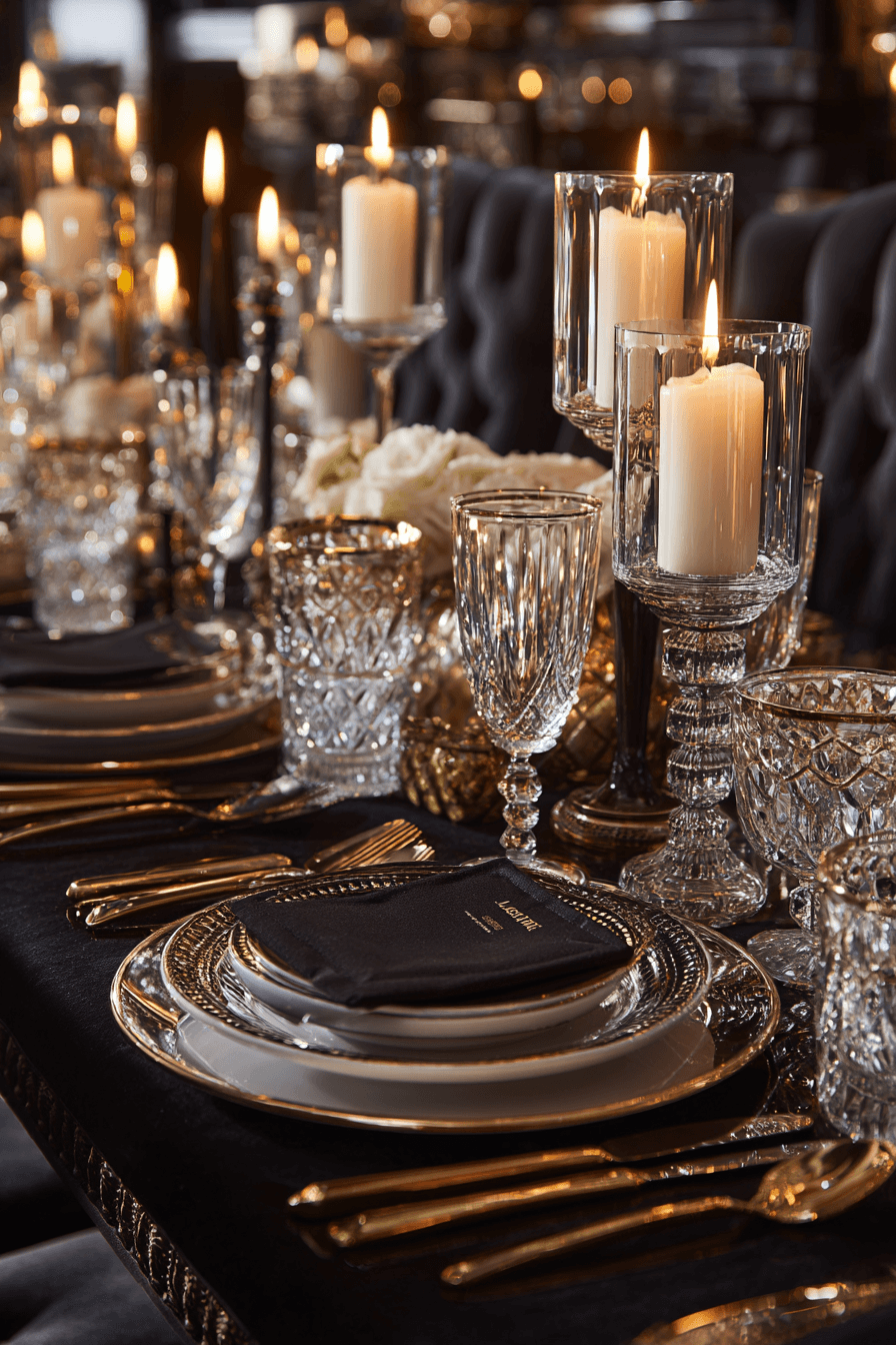 27 Black and Gold Dinner Party Ideas for a Luxe Celebration