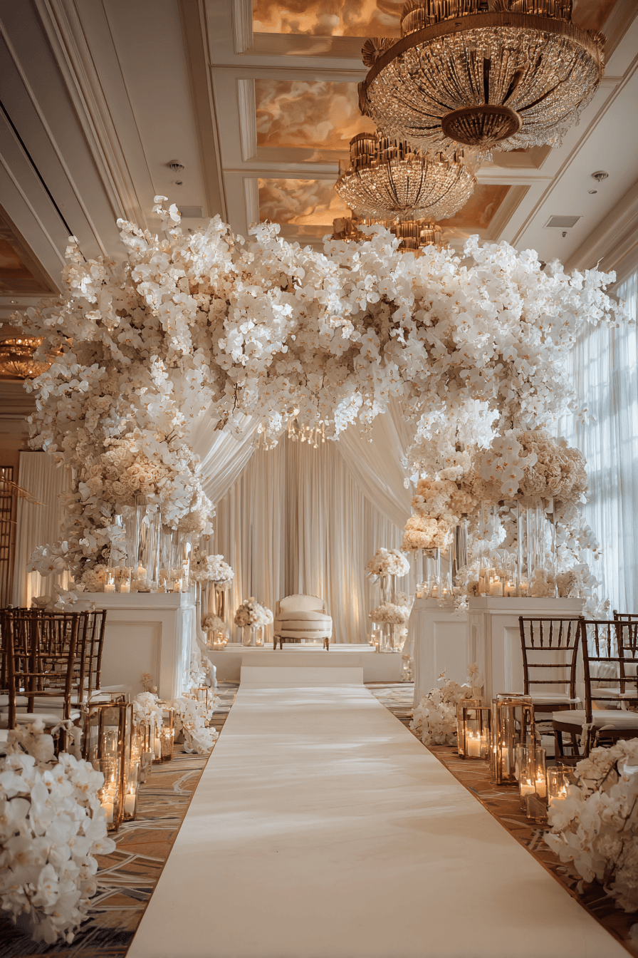 27 Breathtaking Floral Arch Wedding Decor Ideas