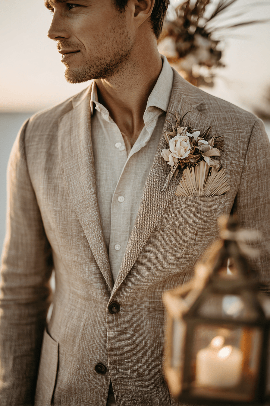 27 Beach Wedding Looks for Men That Are Perfect for Summer Ceremonies