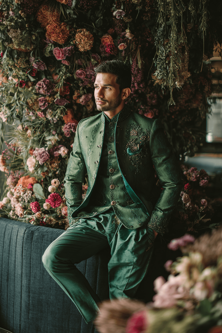 27 Best Green Groom Attire Looks to Elevate Your Wedding Day