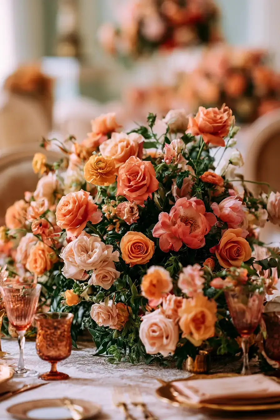 27 Stunning Burnt Orange Wedding Flowers for a Warm and Romantic Celebration