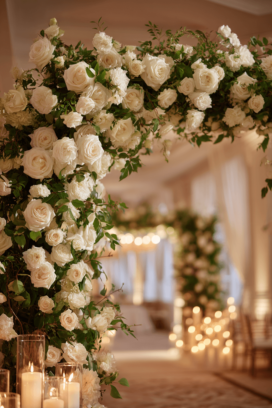 27 Breathtaking Floral Arch Wedding Decor Ideas