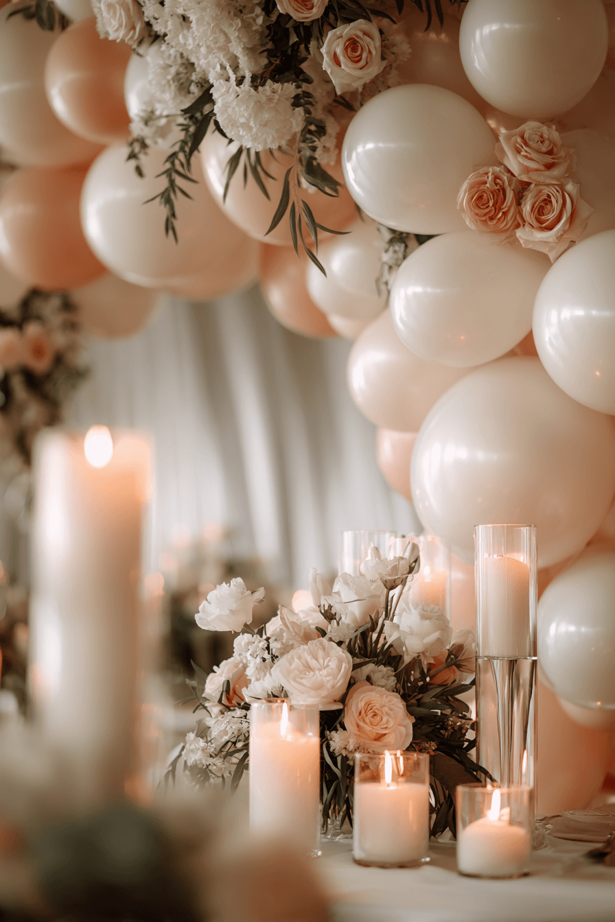 27 Beautiful Wedding Balloon Arrangements for Your Big Day