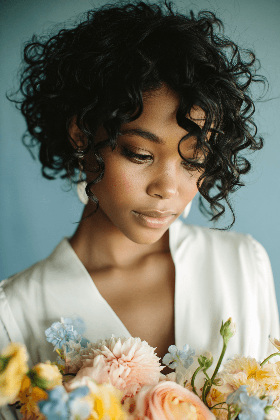 27 Beautiful Curly Hair Wedding Styles to Inspire Your Bridal Look