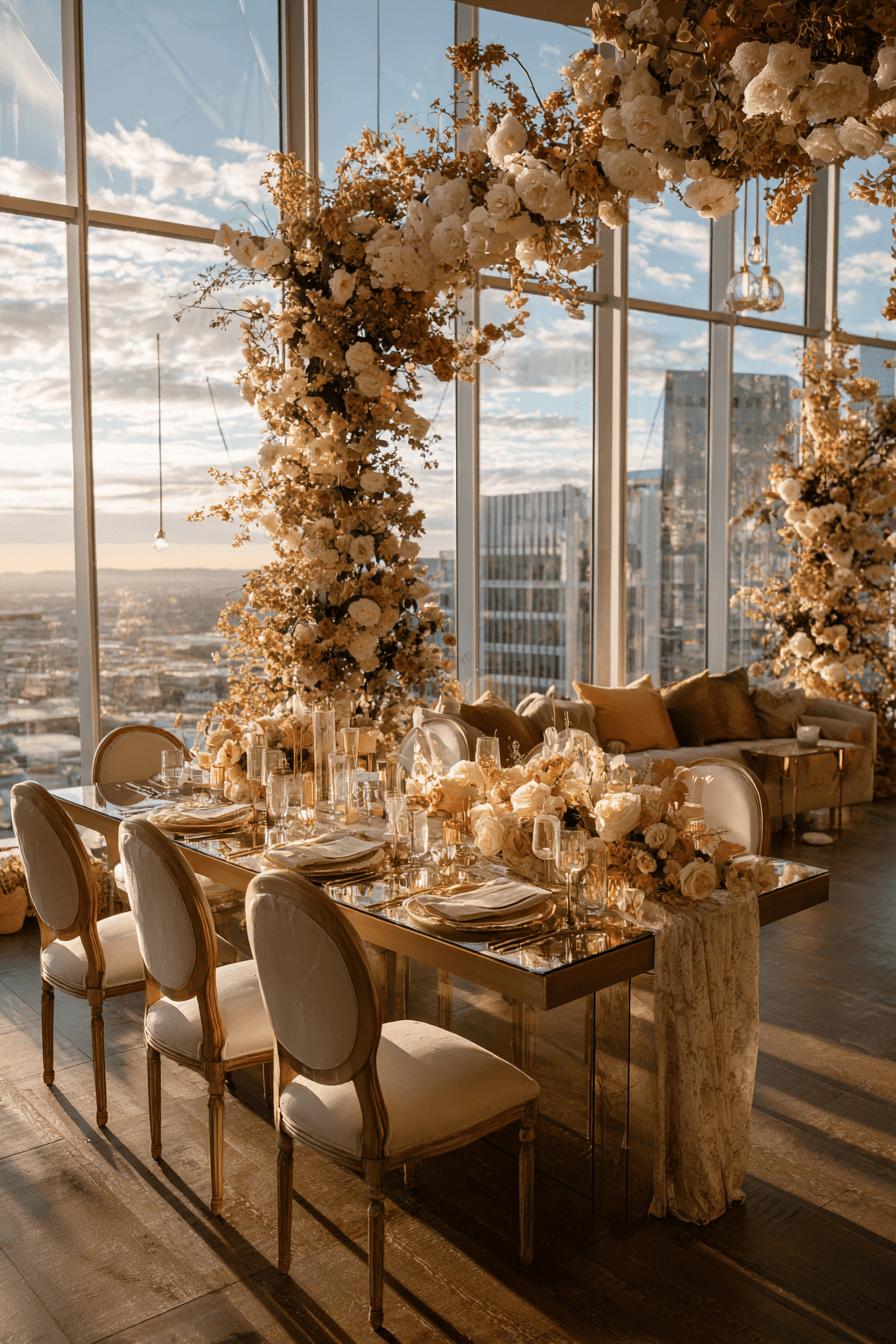 27 Stunning Rooftop Wedding Reception Ideas for an Unforgettable Celebration