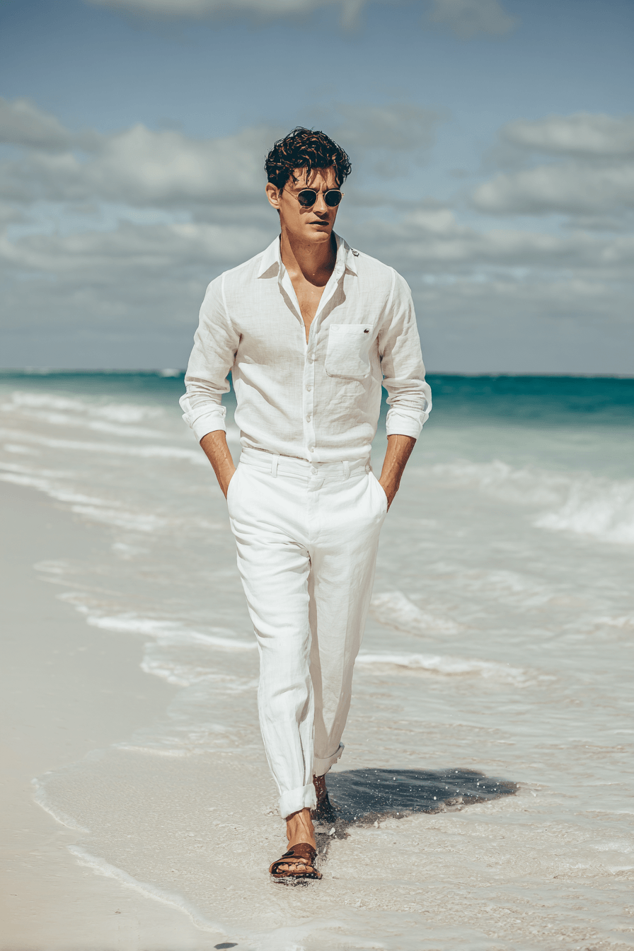 27 Beach Wedding Looks for Men That Are Perfect for Summer Ceremonies