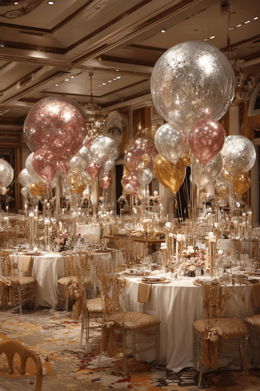 27 Beautiful Wedding Balloon Arrangements for Your Big Day