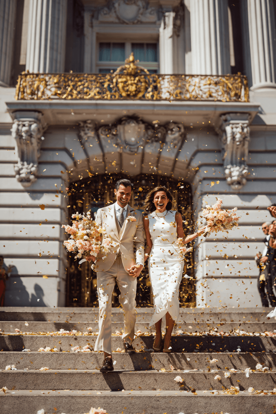 27 Romantic City Hall Wedding Ideas for Modern Couples