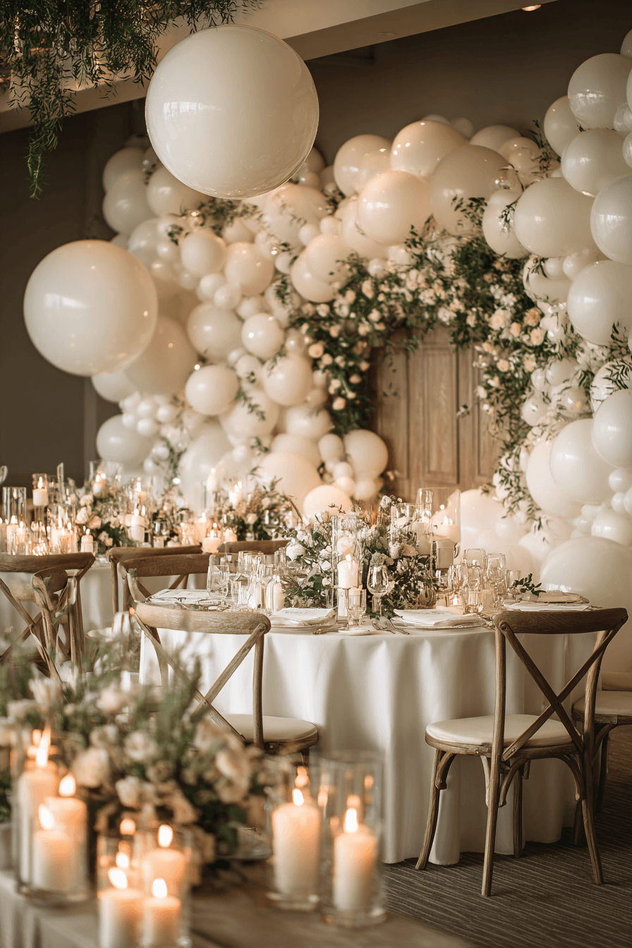 27 Beautiful Wedding Balloon Arrangements for Your Big Day