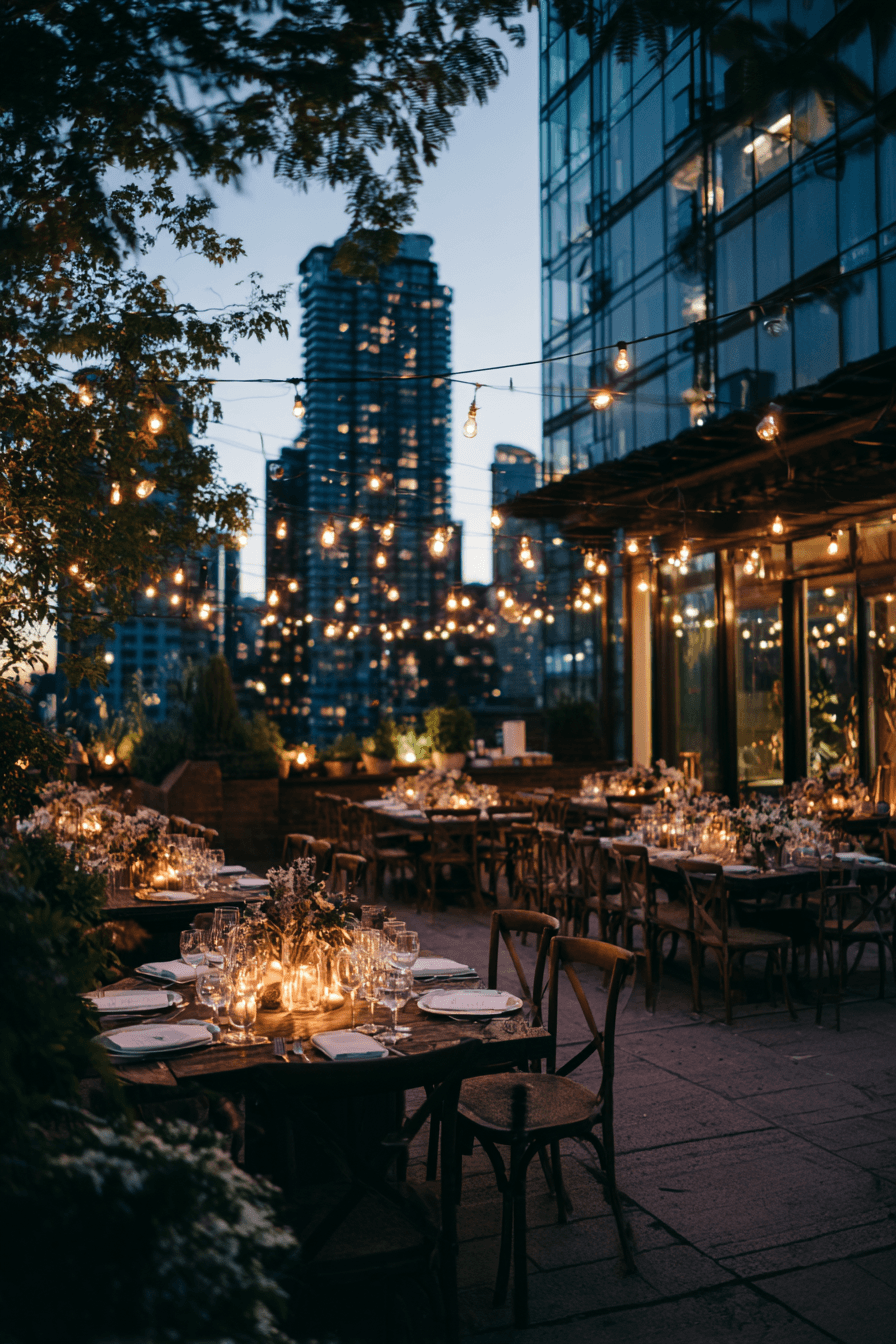 27 Stunning Rooftop Wedding Reception Ideas for an Unforgettable Celebration