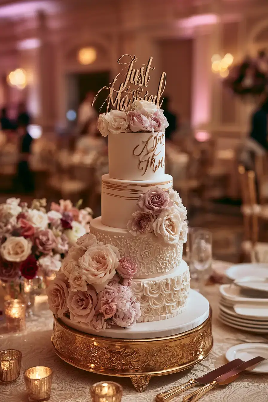 27 Beautiful Just Married Cake Ideas for Your Dream Reception