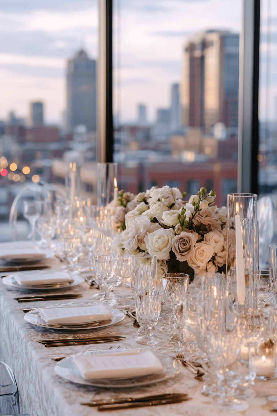 27 Stunning Rooftop Wedding Reception Ideas for an Unforgettable Celebration