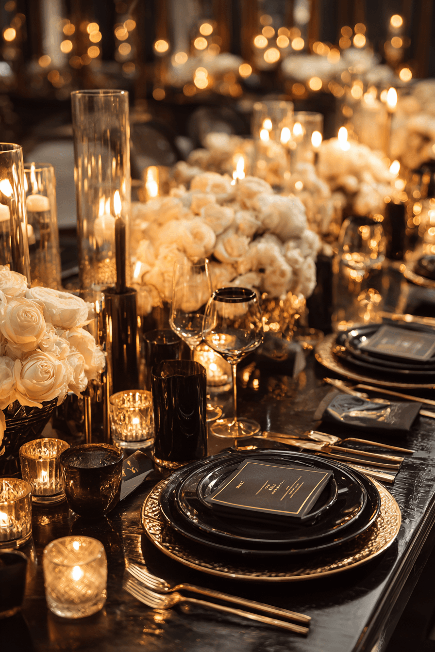 27 Black and Gold Dinner Party Ideas for a Luxe Celebration