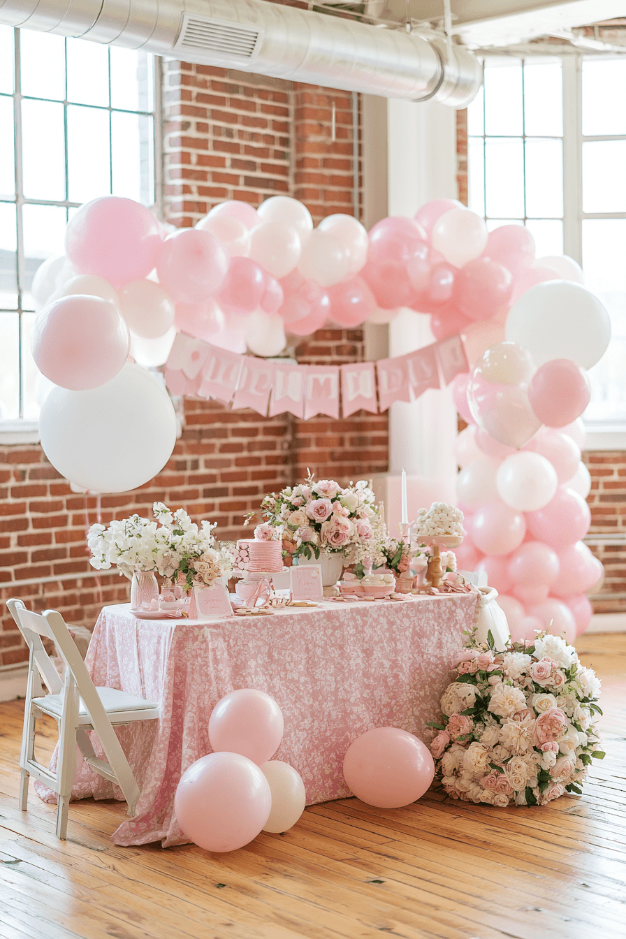 27 Pink and White Birthday Decor Ideas for a Dreamy Celebration