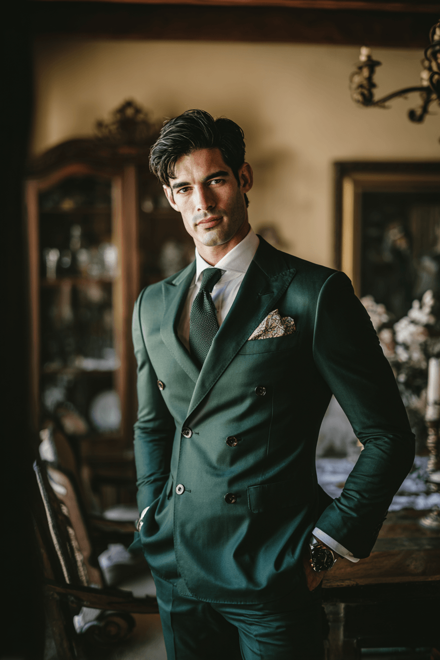 27 Best Green Groom Attire Looks to Elevate Your Wedding Day