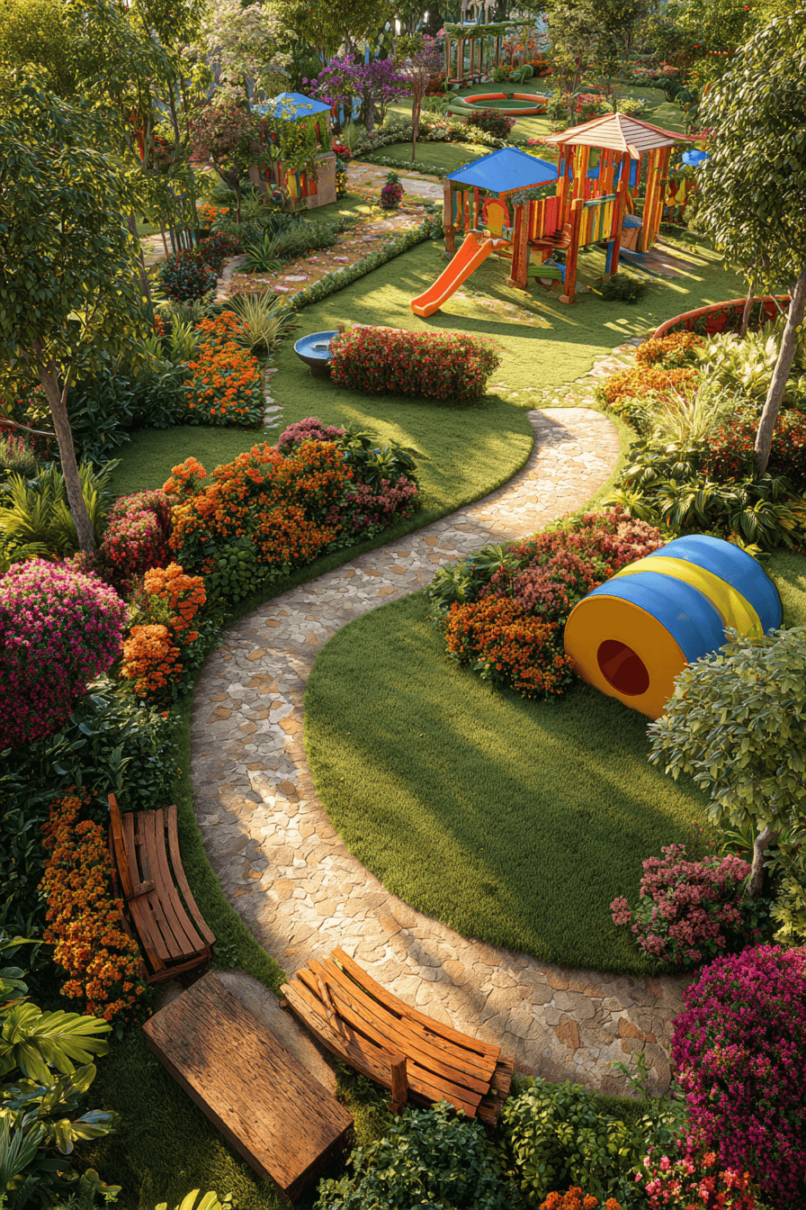 27 Fun and Educational Children's Garden Play Areas to Explore