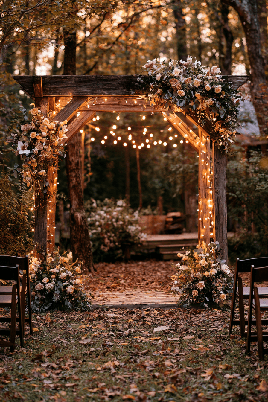 27 Beautiful Fall Outdoor Wedding Inspirations You'll Love