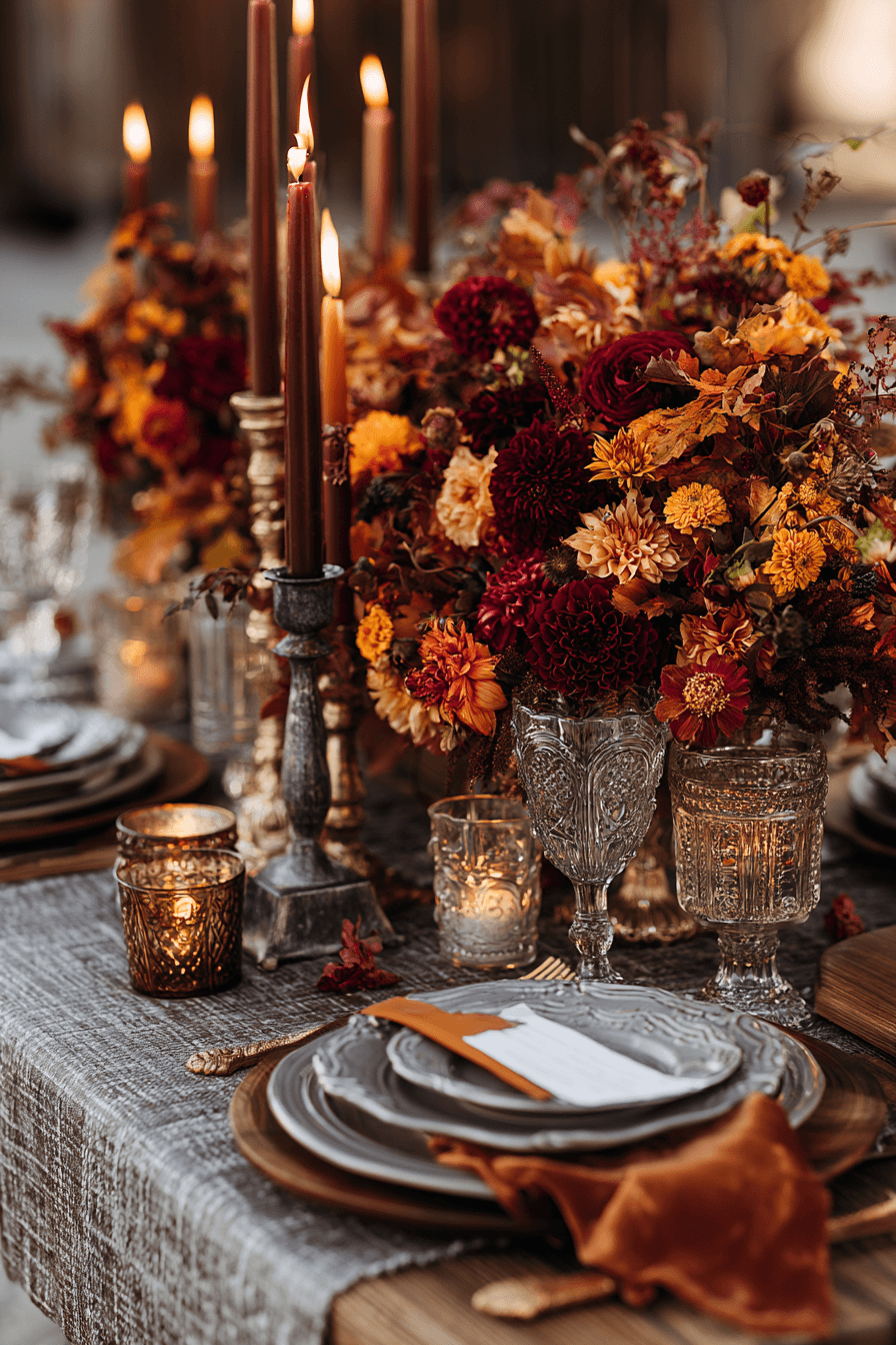 27 Beautiful Fall Outdoor Wedding Inspirations You'll Love