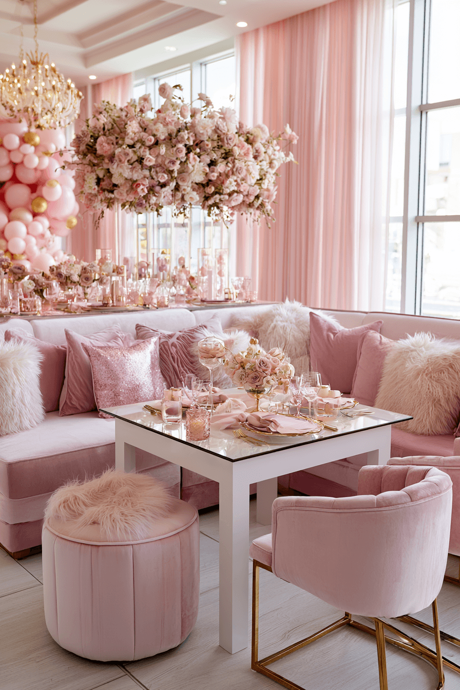 27 Pink and White Birthday Decor Ideas for a Dreamy Celebration