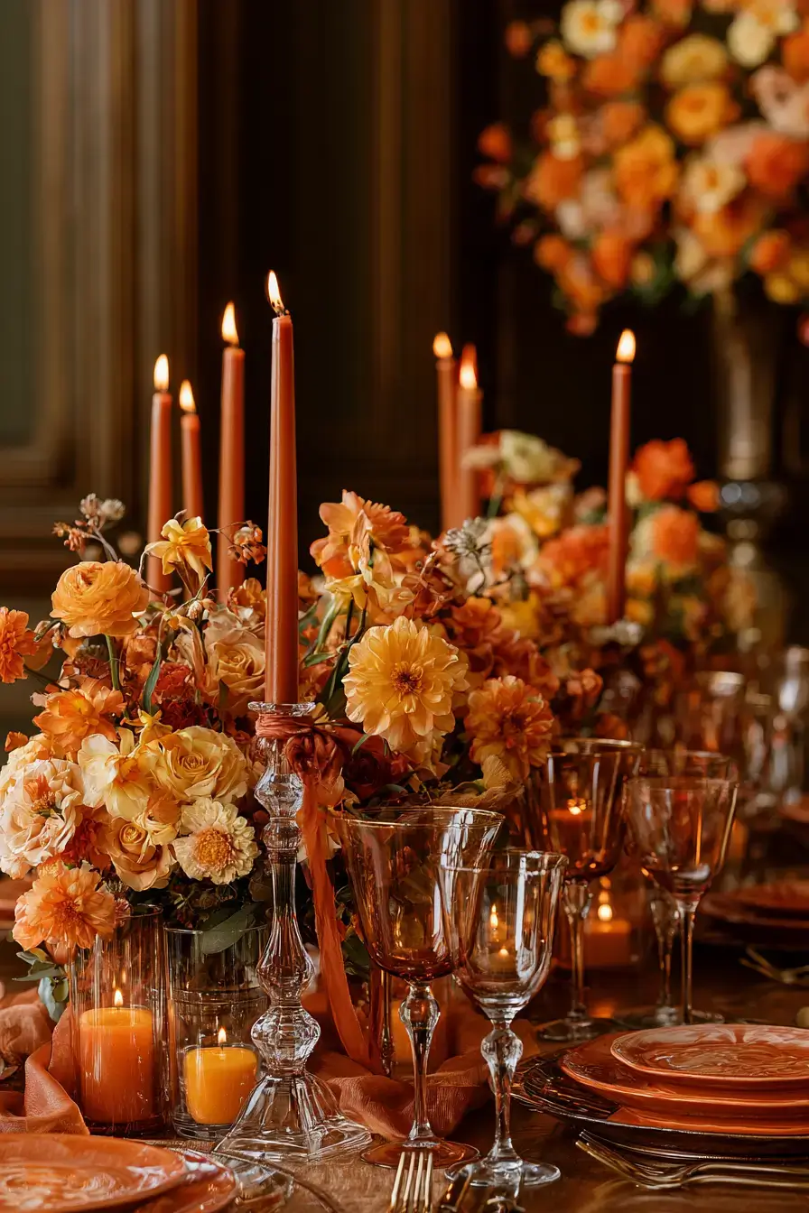 27 Stunning Burnt Orange Wedding Flowers for a Warm and Romantic Celebration