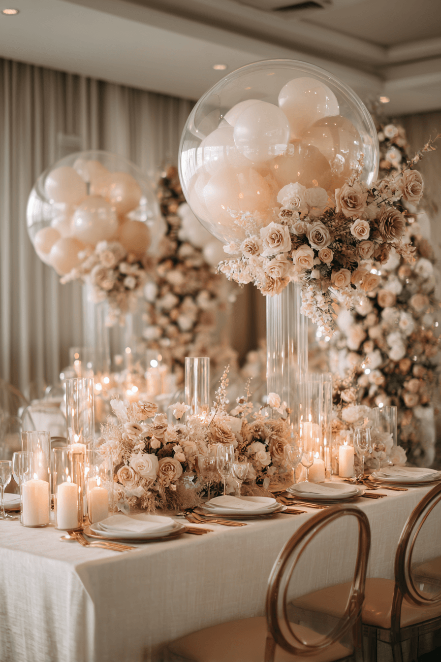27 Beautiful Wedding Balloon Arrangements for Your Big Day