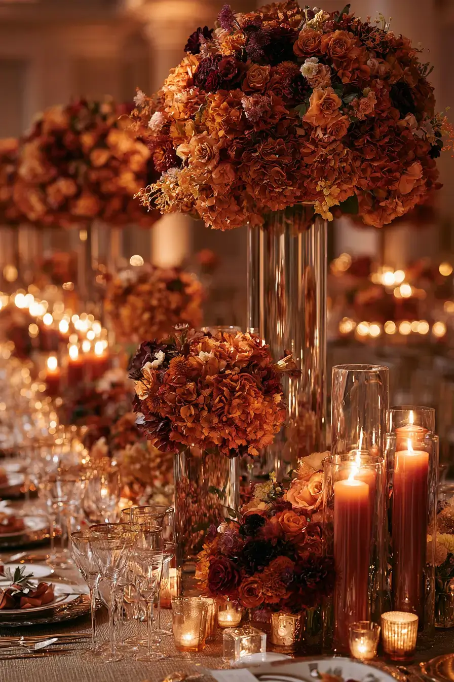 27 Stunning Burnt Orange Wedding Flowers for a Warm and Romantic Celebration